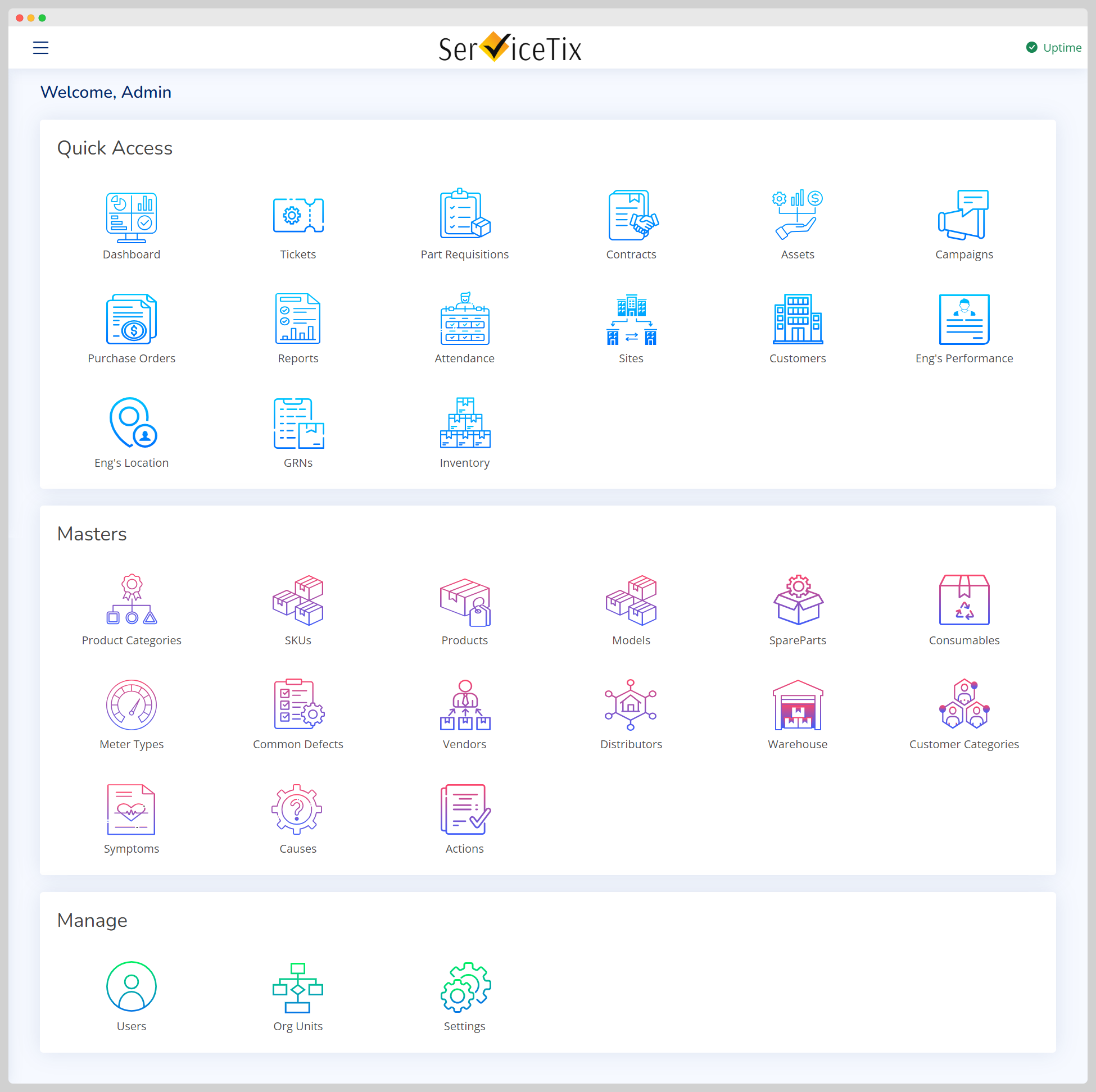 QRisTix-FSM | Field Service & Equipment Management Platform